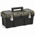 Werkzeugkoffer Polypropylen Olivgrün Schwarz 56x27x26 cm